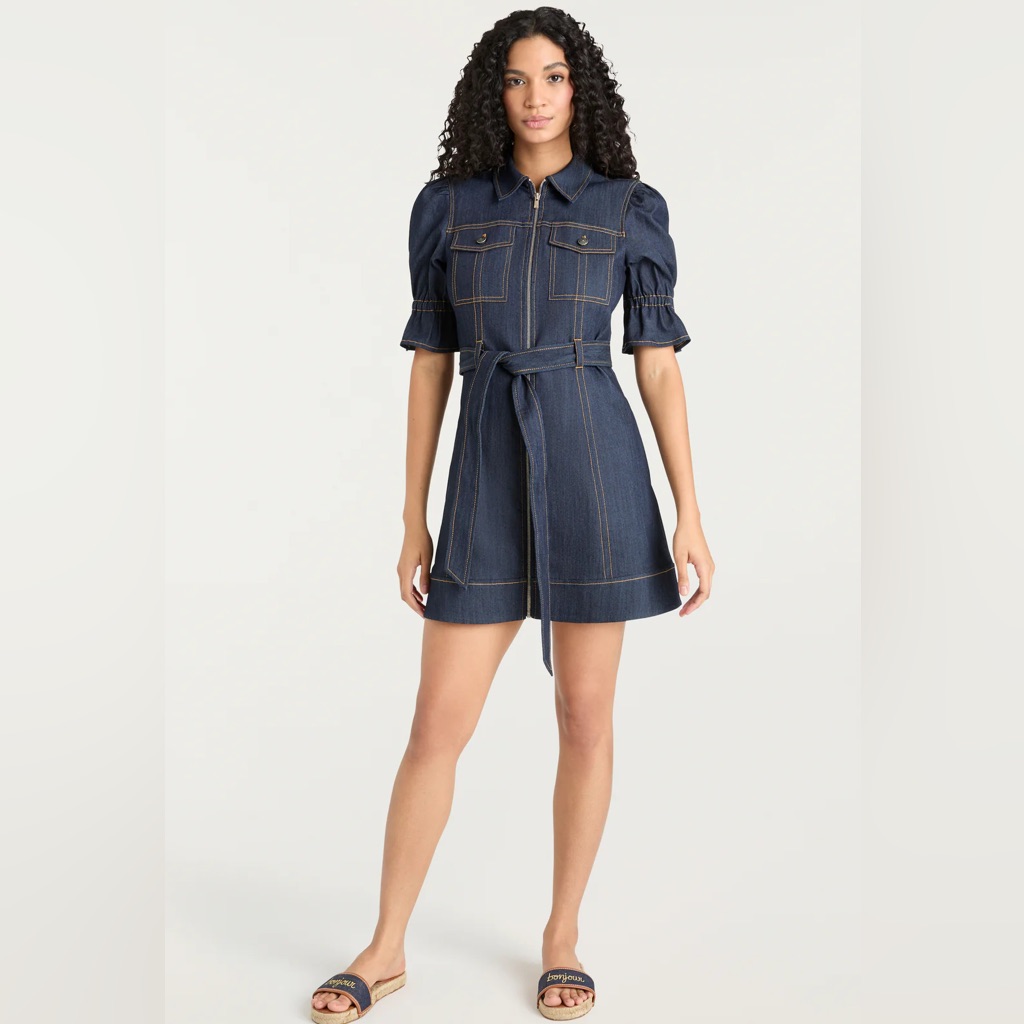 Cinq A Sept Denim Holly Dress- In Indigo